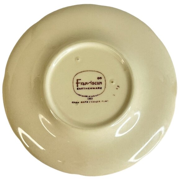 3 Franciscan Apple Bread and Butter Plates 6 3/8 Inch Mark USA Set Lot Vintage - Picture 7 of 8